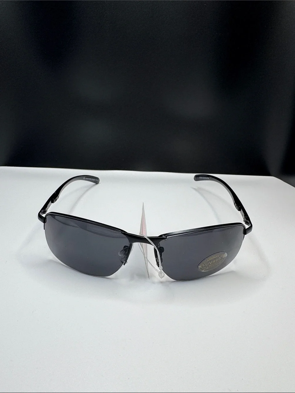 Men's Black plastic Frame Sunglasses - Sleek Lenses